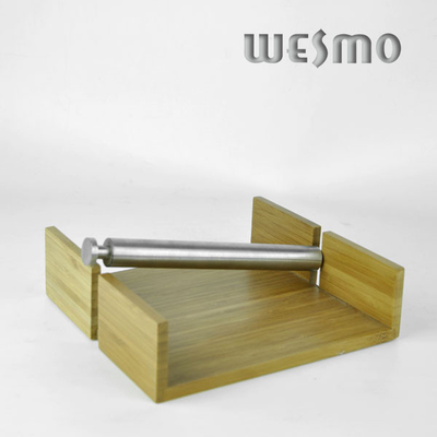 Water Resistant Full Natural Bamboo Napkin Holder WBB0474A