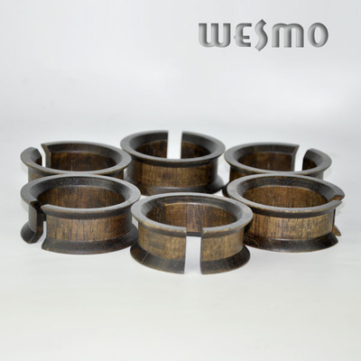 Eco Friendly Round Natural Wood Napkin Rings for Decoration