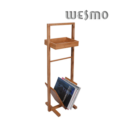 Eco Friendly 3 Tier Bamboo Bathroom Modern Towel Shelfs for Home / Hotel