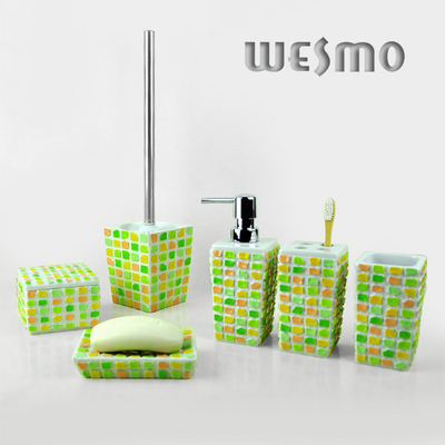 6 Piece  Polyresin Bathroom Set