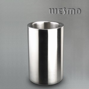 Personalized Wine Accessories, Stainless Steel Wine Cooler Straight Ice Bucket